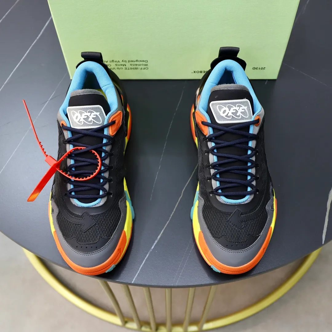 Men's shoes: 330💶[off-white]👫 Original one-to-one replica, high-end quality🥳The latest model has not been listed on the official website yet, the top version. Fabric: Imported open-edge beaded laminated leather Lining: Imported breathable mesh Outsole: Original foam soft, light and wear-resistant Imported TPU combination sole Male 38-44 (customized at 45)